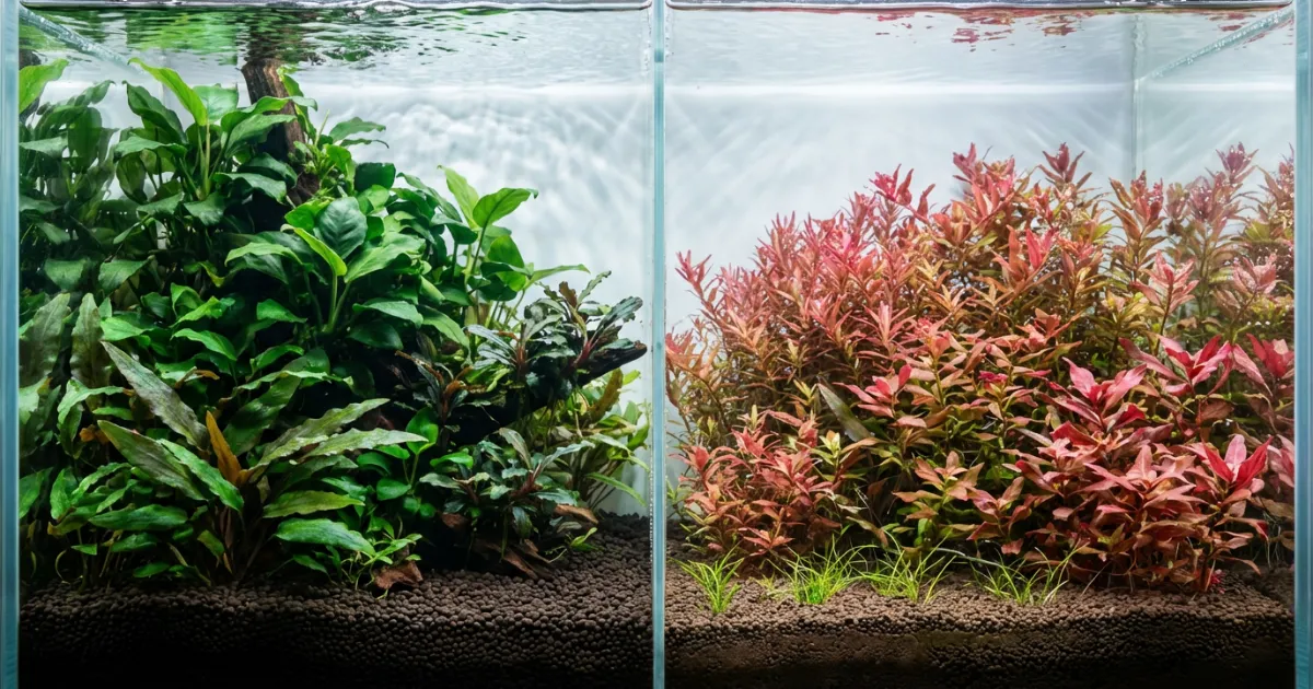 Perbandingan ADA Amazonia dan Controsoil aquasoil untuk aquascape