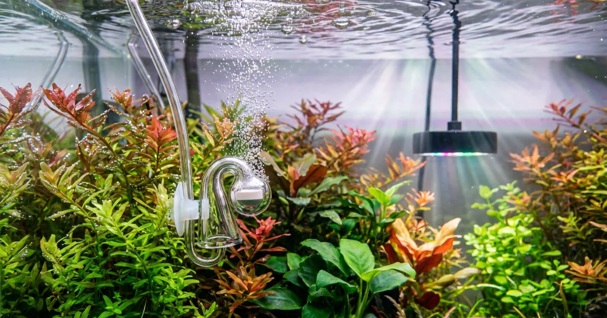 Berbagai jenis diffuser CO2 aquascape dari ceramic hingga inline